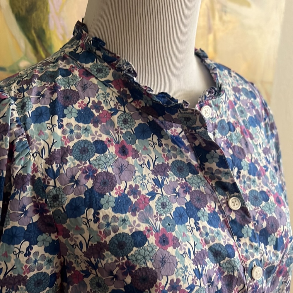 J.Crew Liberty blouse small - Picture 6 of 14